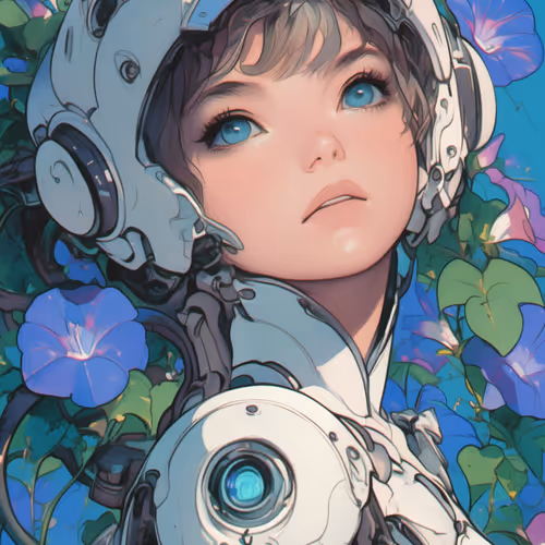 cyberpunk girl white snake 〜morning glory〜 #6
