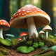 Mystic Shroom Haven: Enchanted Foliage