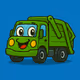 Cute Garbage Truck