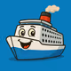 Cute Passenger Ship
