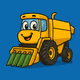 Cute Cotton Harvester