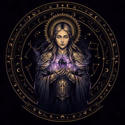 The Astral Zodiac Priestess