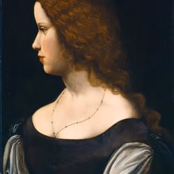Portrait of a Young Lady by Follower of Leonardo da Vinci