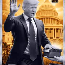 Trump Digital Trading Cards MugShot Edition #8732