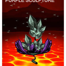 Purple Sculpture
