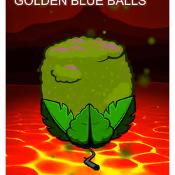 Golden Blue Balls