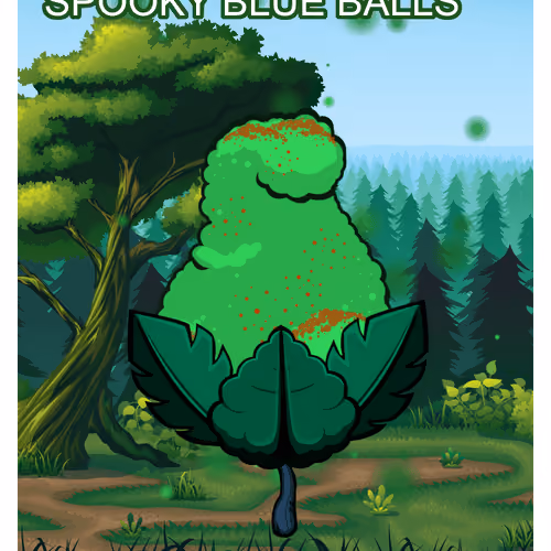Spooky Blue Balls