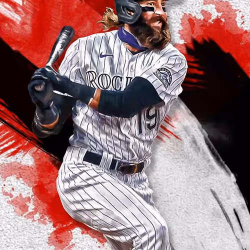 Colorado Rockies Tm Charlie Blackmon Inception Bas