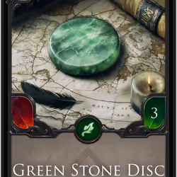 Green Stone Disc