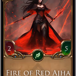 Fire of Red Ajha