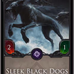 Sleek Black Dogs