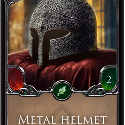 Metal helmet