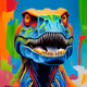 T-Rex Pop Art