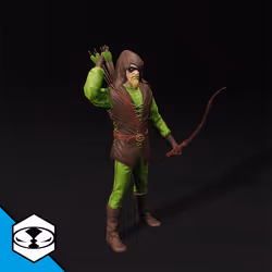 Green Arrow - Brown Accent #2069