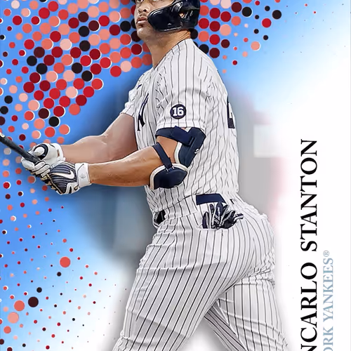 New York Yankees R Giancarlo Stanton Base Blue 107