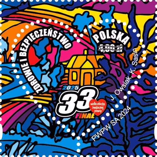 Polish Crypto Stamp - The Great Orchestra of Christmas Charity
