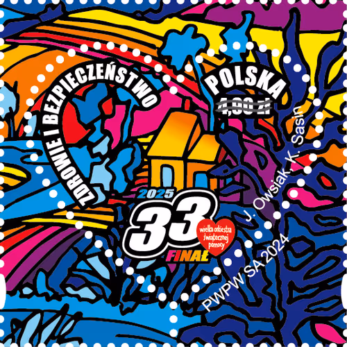 Polish Crypto Stamp - The Great Orchestra of Christmas Charity