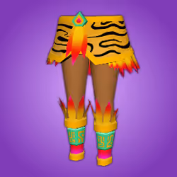 Tiger Warrior's Kilt