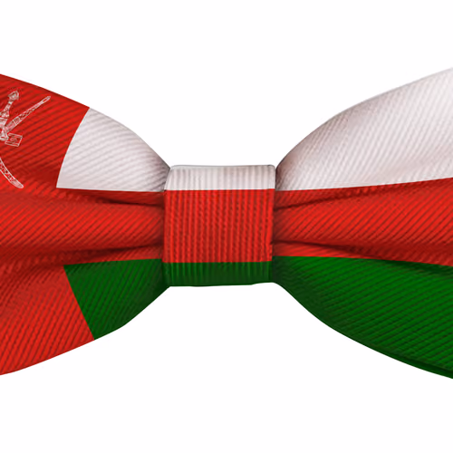 Oman Flag Bow Tie #128