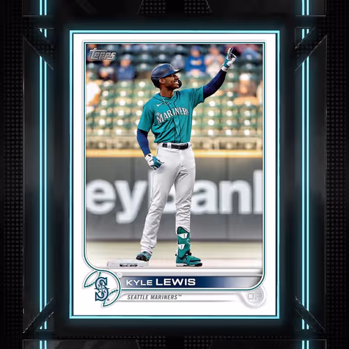 Seattle Mariners Tm Kyle Lewis Base Glitch 206 Unc