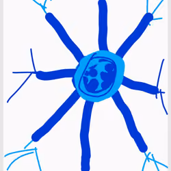 blue