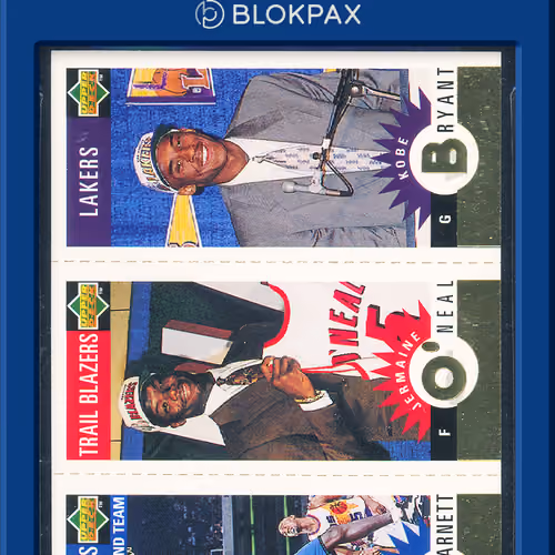 1996-97 UD Collector's Choice Kevin Garnett/Jermaine O'Neal/ Kobe Bryant  - BGS 9 (Cert: 0009155272)