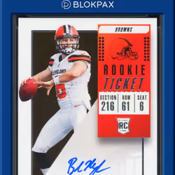 2018 Panini Contenders Baker Mayfield  - PSA 10 (Cert: 43356590)