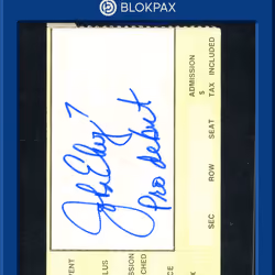 1983 John Elway #STUB - PSA Authentic (Cert: 63927180)