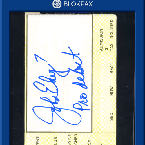 1983 John Elway #STUB - PSA Authentic (Cert: 63927180)