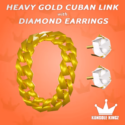Heavy Gold Cuban Link Chain