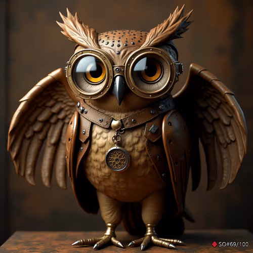 Steampunk Owl