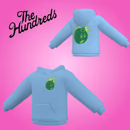 Green Adam Sweatshirt Blue Aqua