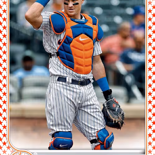 New York Mets R James Mccann Base Independence Day