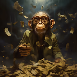 História do macaco sortudo nas criptomoedas