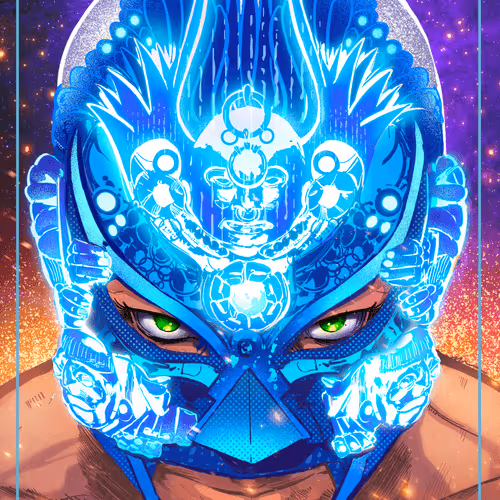 Astrolucha#0022 Xipe Azul
