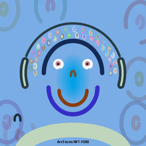 Polygon ArcFaces JavaScript NFT #500