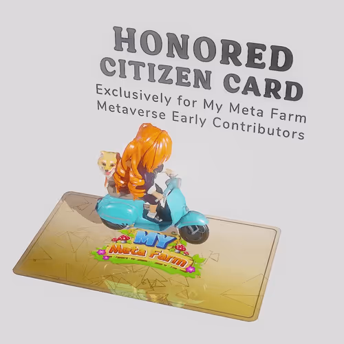 Yellow Honored Citizen Card