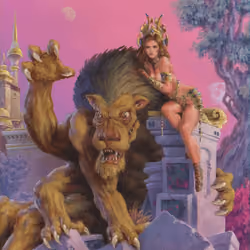 Thuvia and her Banth #22