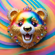 Rainbow Panda #7