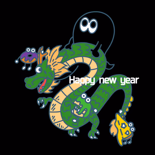 Ink'z Monster World「Happy New Year 2024」