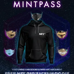 NFT.NYC x Uniqly Hoodie Mintpass