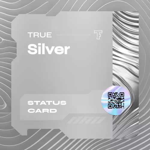 Silver True Status card