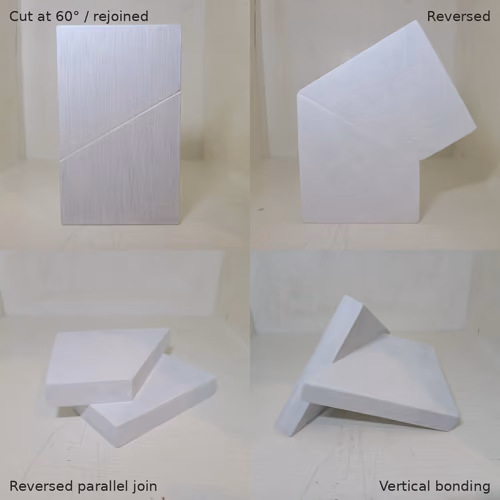 Cut & Build Structure Line — Cut at 60°