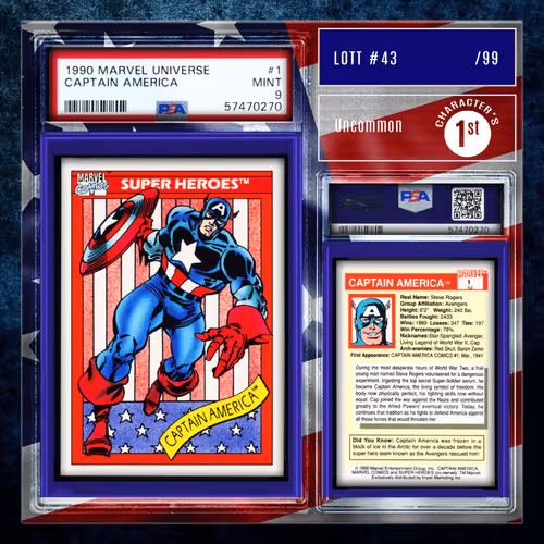 Captain America - (1990 Marvel PSA 9)