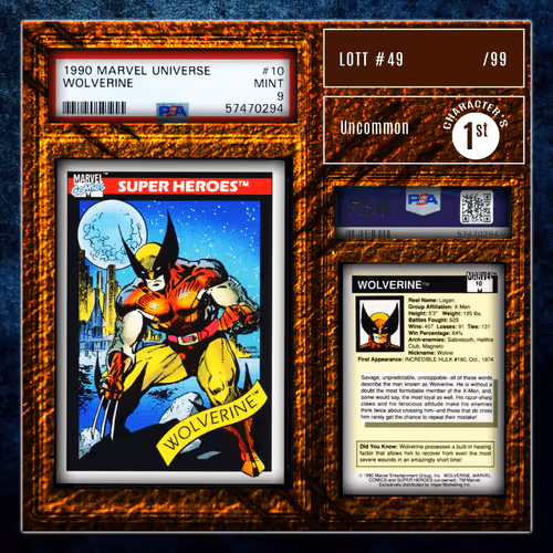 Wolverine - (1990 Marvel PSA 9)