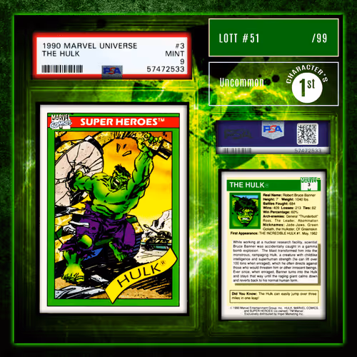The Hulk - (1990 Marvel PSA 9)