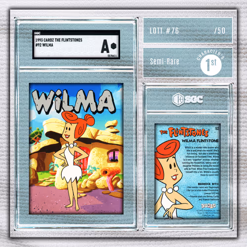 Wilma Flintstone - (1993 Cardz - The Flintstones SGC A)