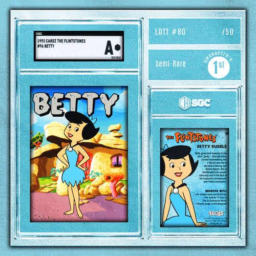 Betty Rubble - (1993 Cardz - The Flintstones SGC A)