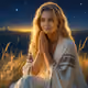 She Prays Beneath the Stars - Women of Light | Ukraine NFT