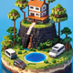 Pixel Island#2